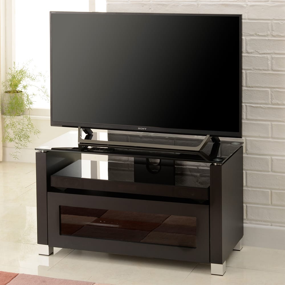 Ttap ELECAB-850-BLK Elegance 85cm Wide TV Stand image 1