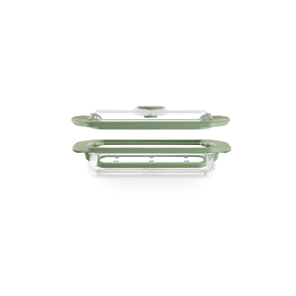 Lékué Glass Steam Cooker & Recipe Book Set - Green (890741)