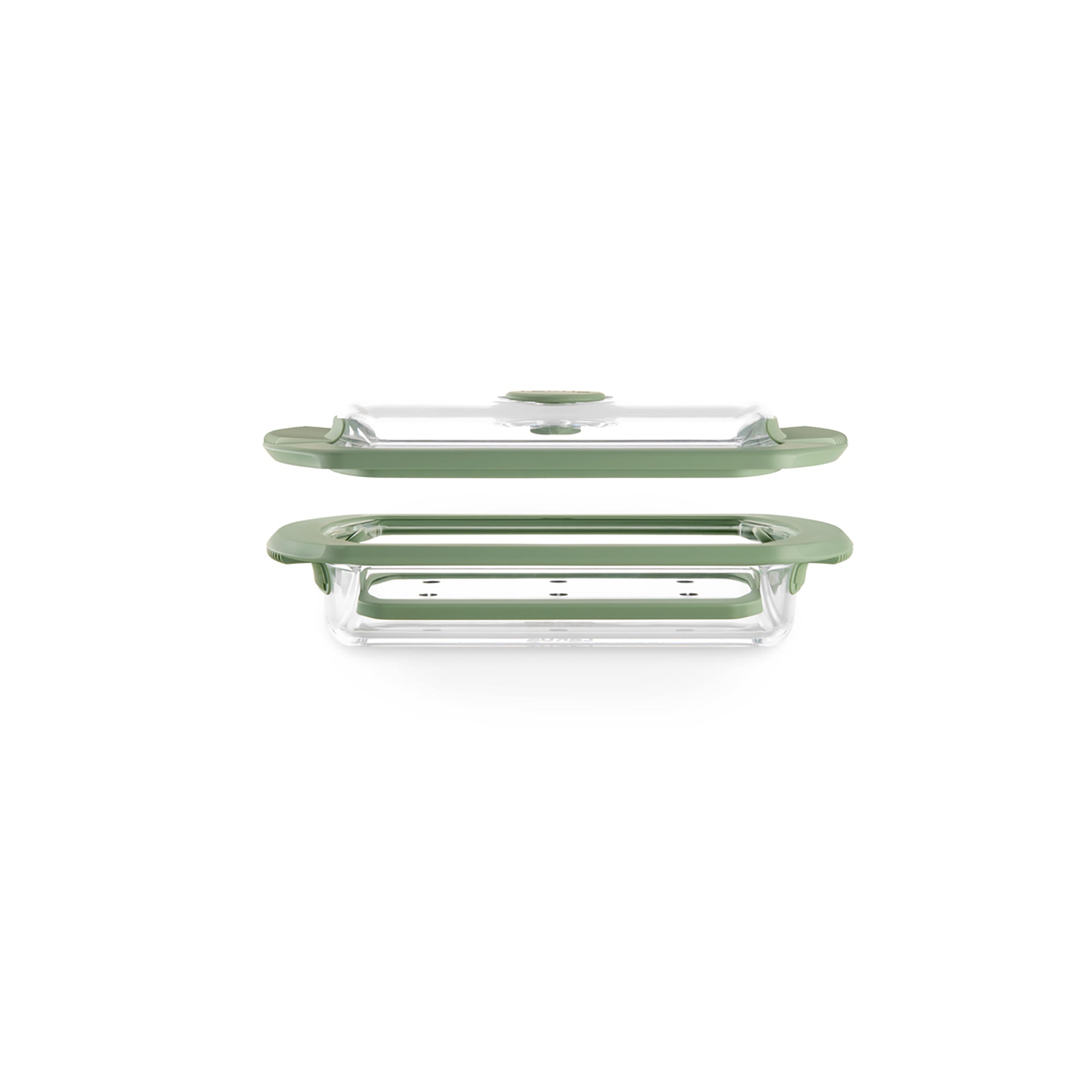 Lékué Glass Steam Cooker & Recipe Book Set - Green (890741)