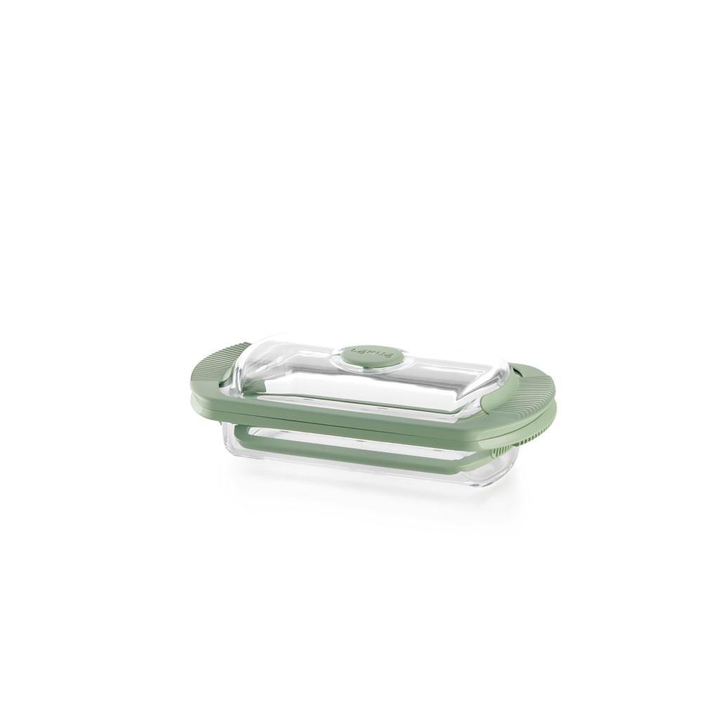 Lékué Glass Steam Cooker & Recipe Book Set - Green (890741)
