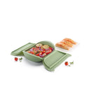 Lékué Steam Cooker with Tray & Recipe Book Set - Green (890826)