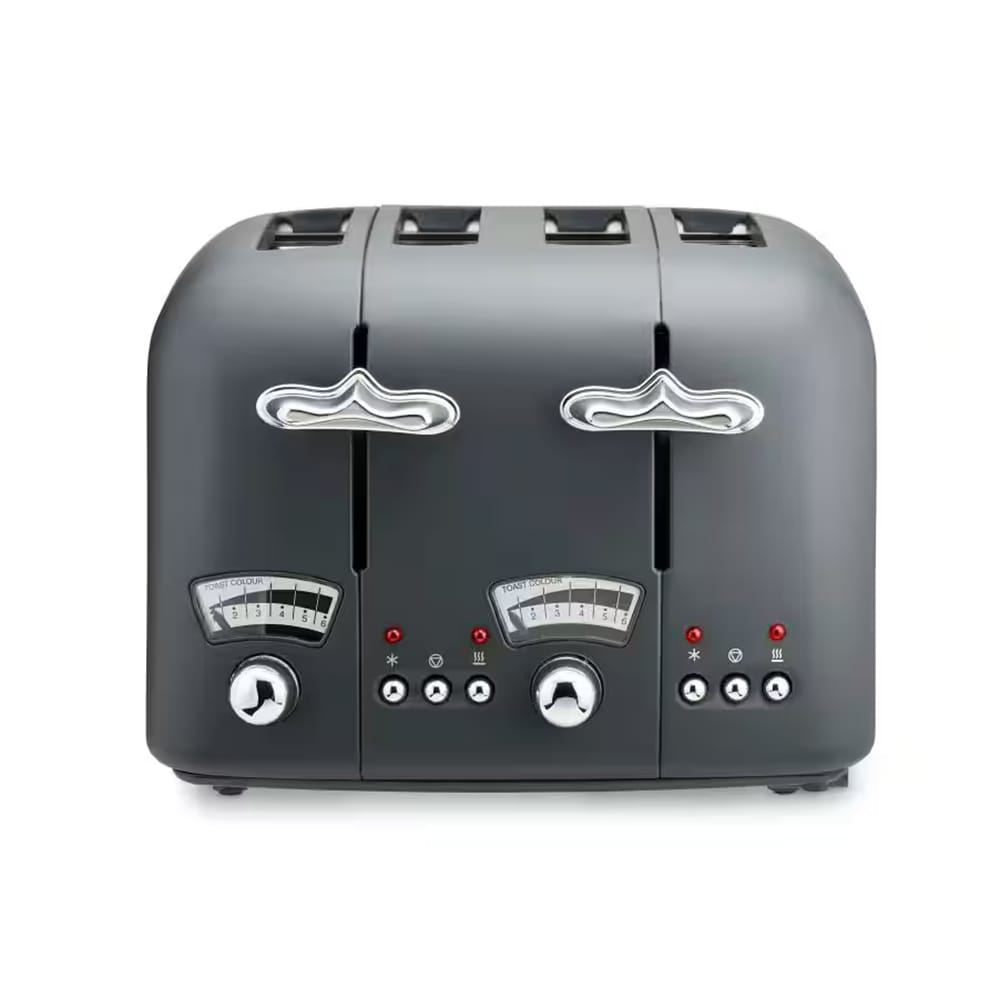 Delonghi Argento Silva 4 Slice Toaster in Grey CT04GY image 0