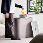 Joseph Joseph Tota Trio 90L Grey Laundry Separation Basket - 50024 image 1