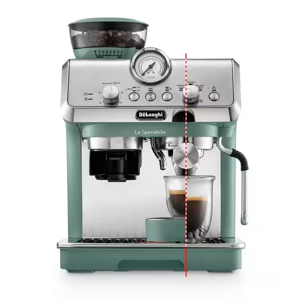 Delonghi La Specialista Arte Bean to Cup Espresso Coffee Machine in Green EC9155GR image 1