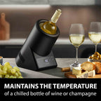 Caso Design Tabletop Wine Cooler in Black - 00615 image 2