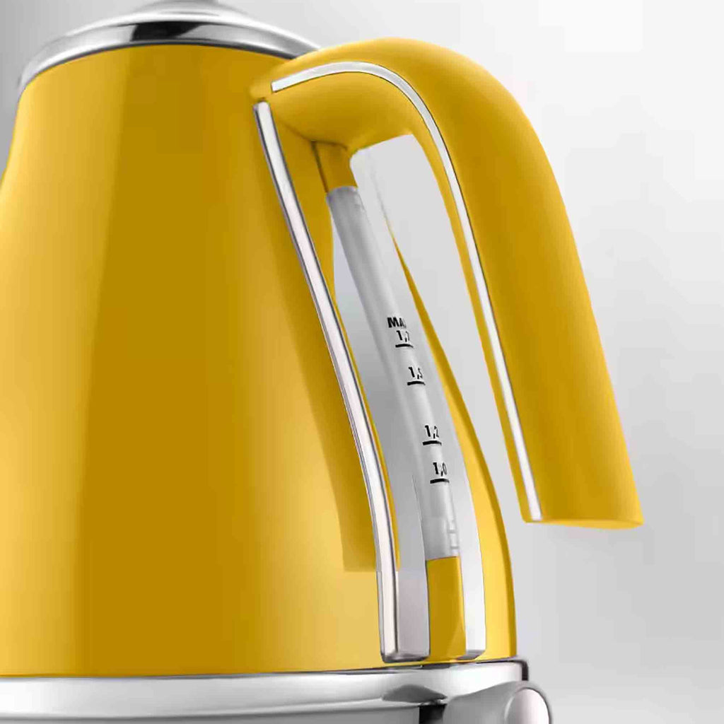 Delonghi Icona Capitals 1.7L Kettle in Yellow - KBOC3001Y image 3