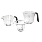 KitchenAid 3 Piece Measuring Jug Set - Black KQG298OSOBE image 1