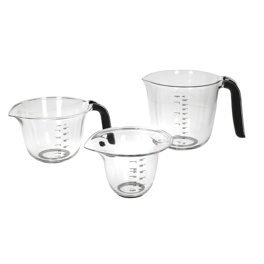KitchenAid 3 Piece Measuring Jug Set - Black KQG298OSOBE image 1
