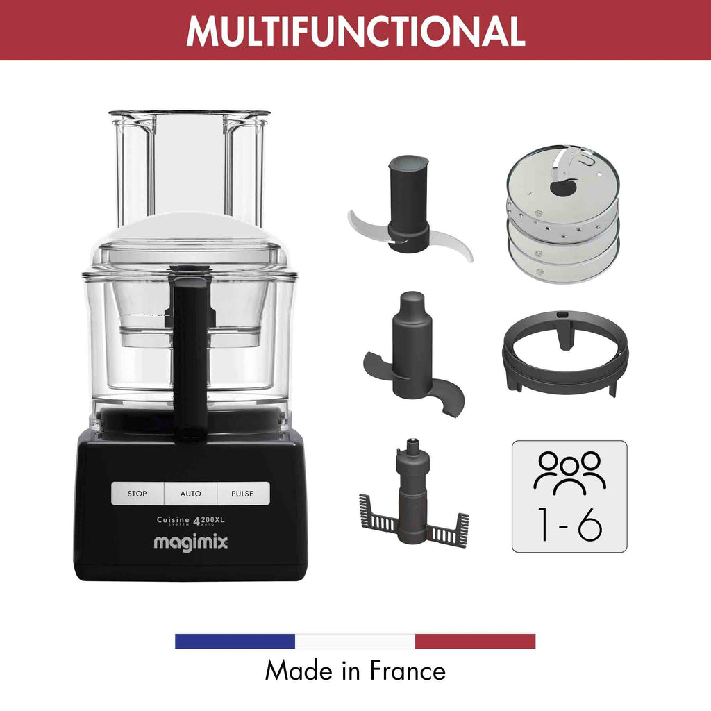 Magimix 4200XL Food Processor in Black - 18473 image 8