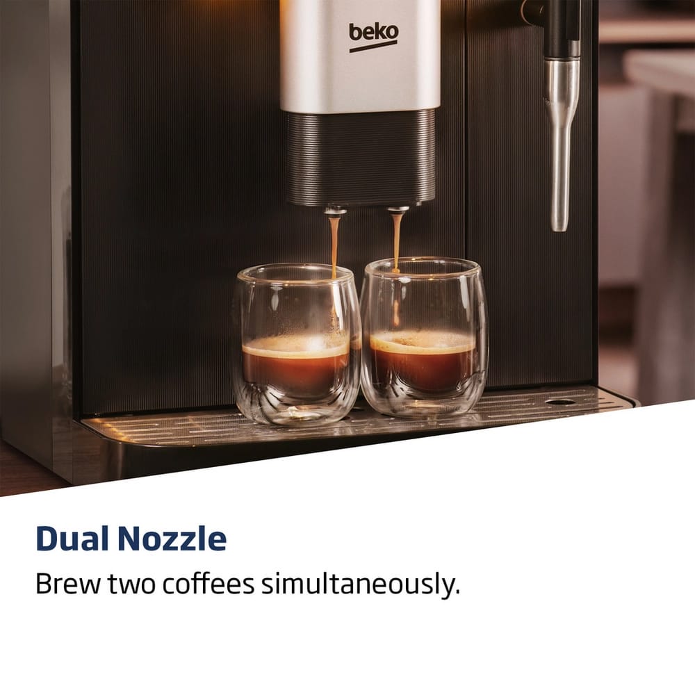 Beko CaffeExperto Bean To Cup Fully Automatic Espresso Coffee Machine in Black - CEG7302B image 6