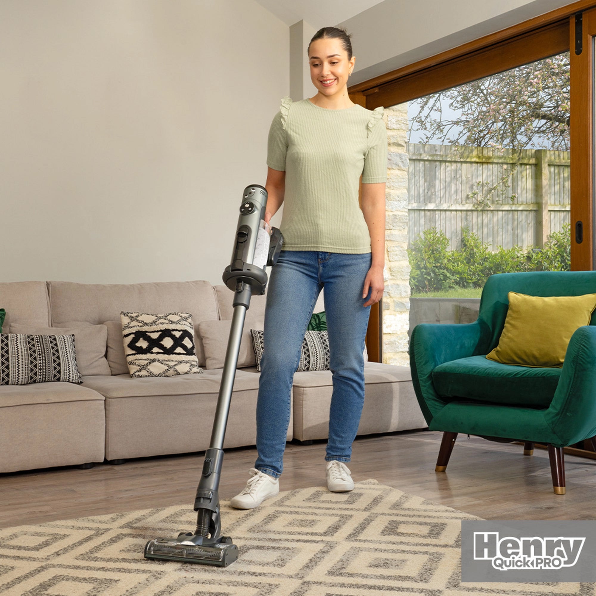 Numatic Henry Quick Pro Cordless Dry Vacuum Cleaner – Grey – 919149