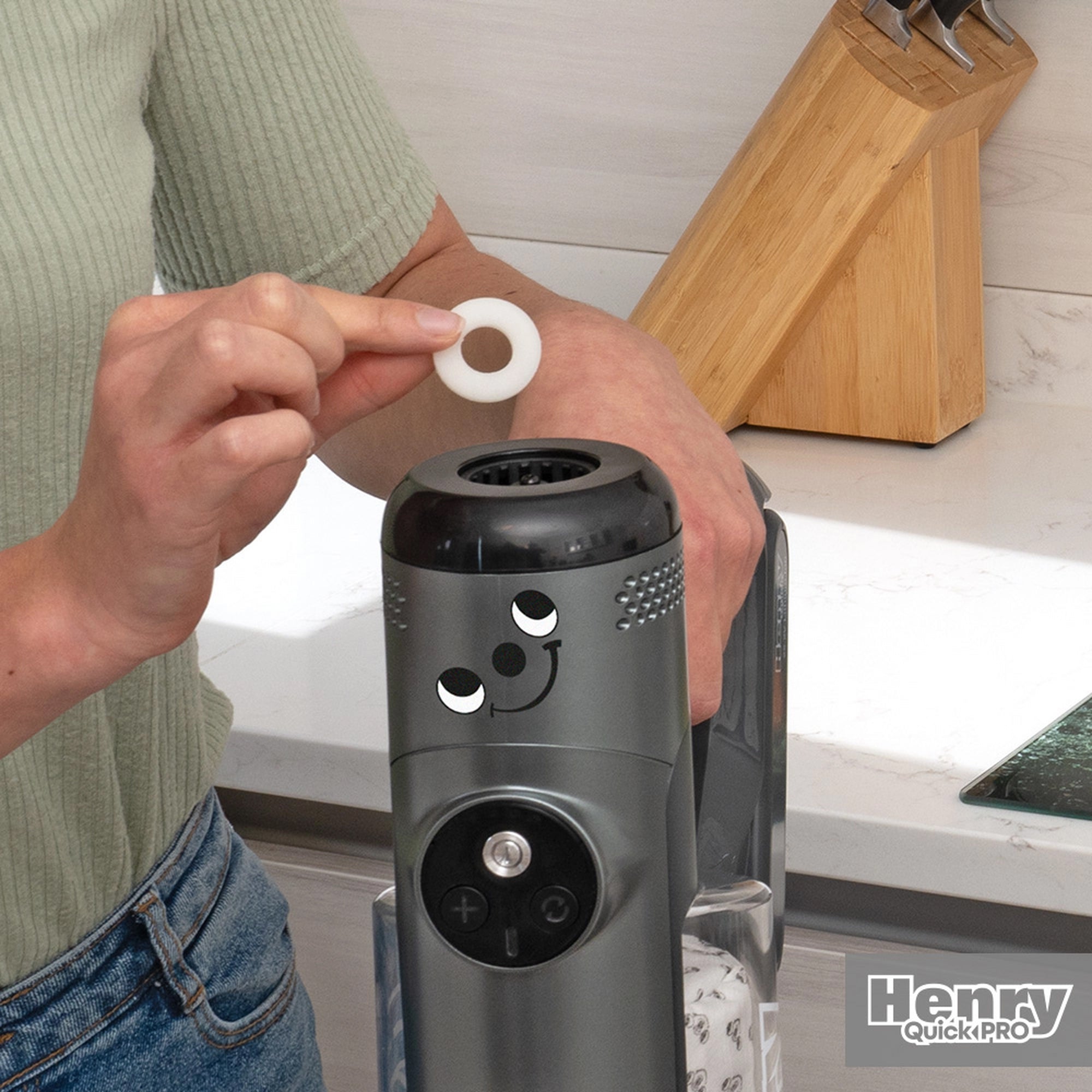 Numatic Henry Quick Pro Cordless Dry Vacuum Cleaner – Grey – 919149