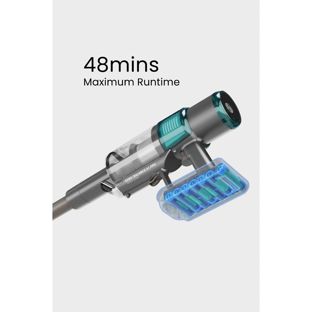 Sebo Balance A1 Pro Cordless Vacuum Cleaner – Ocean Blue - 95005GB