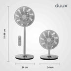 Duux Whisper Flex Smart Fan in Grey - DXCF19 image 10