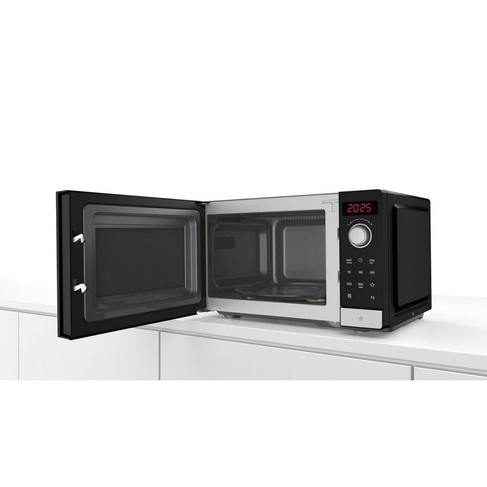 Bosch 800W 20 Litre Single Microwave in Black - FFL023MS2B image 3