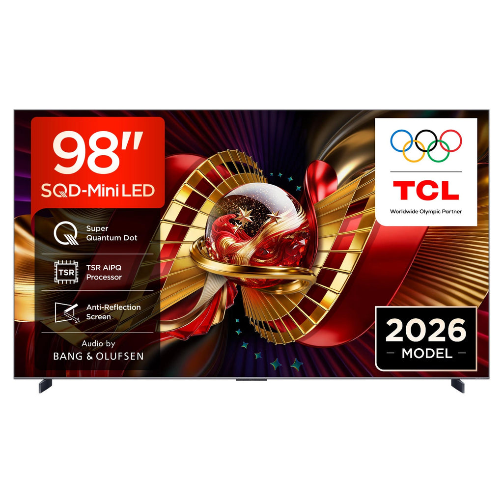 TCL 98C8L-UK 98 Inch, Ultra HD QD Mini LED Television, Google TV, Freeview HD