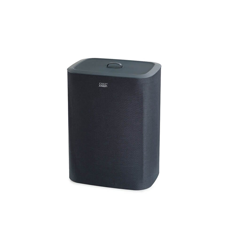 Joseph Joseph Tota 90 Litre Laundry Separation Basket in Carbon Black - 50004 image 0