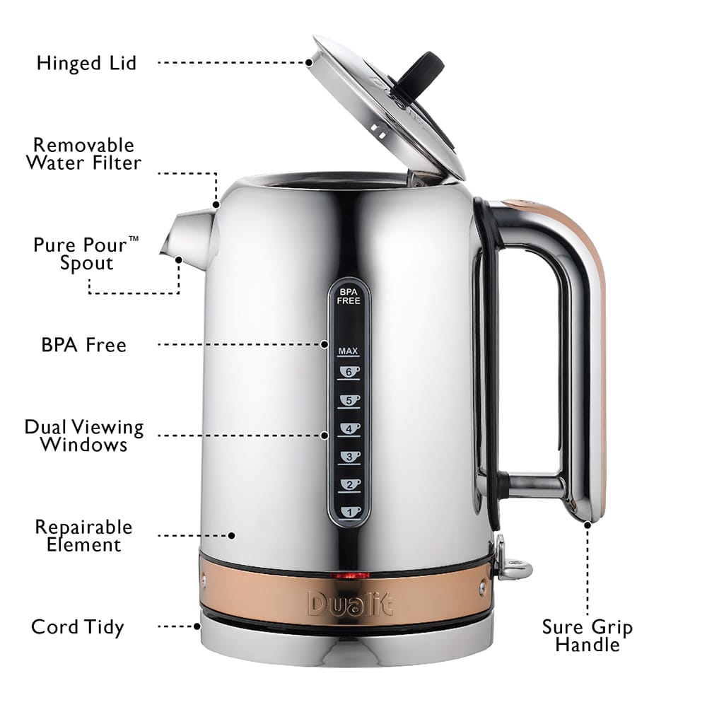 Dualit Classic Kettle in Copper - 72820 image 3