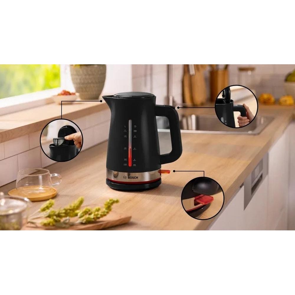 Bosch MyMoment 1.7 Litre Jug Kettle in Black - TWK4M223GB image 1