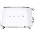 Smeg TSF03WHUK Retro Style 4 Slice Toaster White image 0
