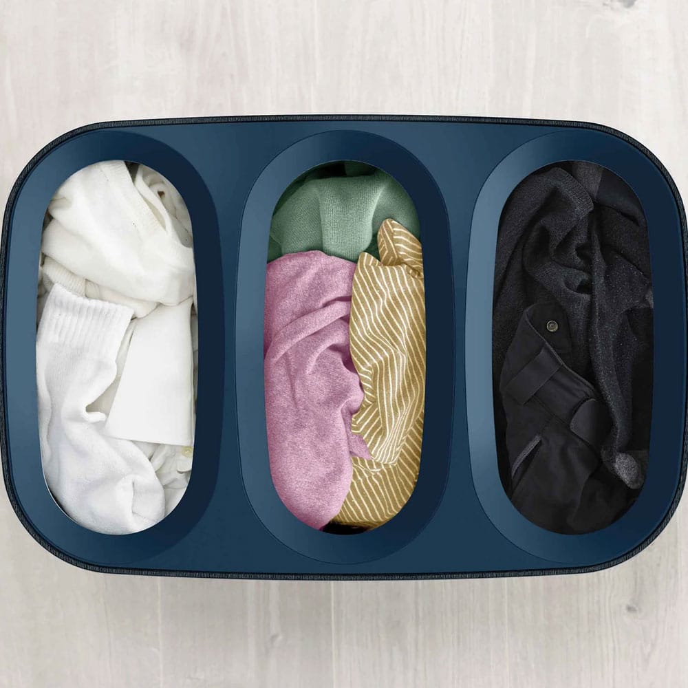 Joseph Joseph Tota Trio 90L Black Laundry Separation Basket - 50025 image 2