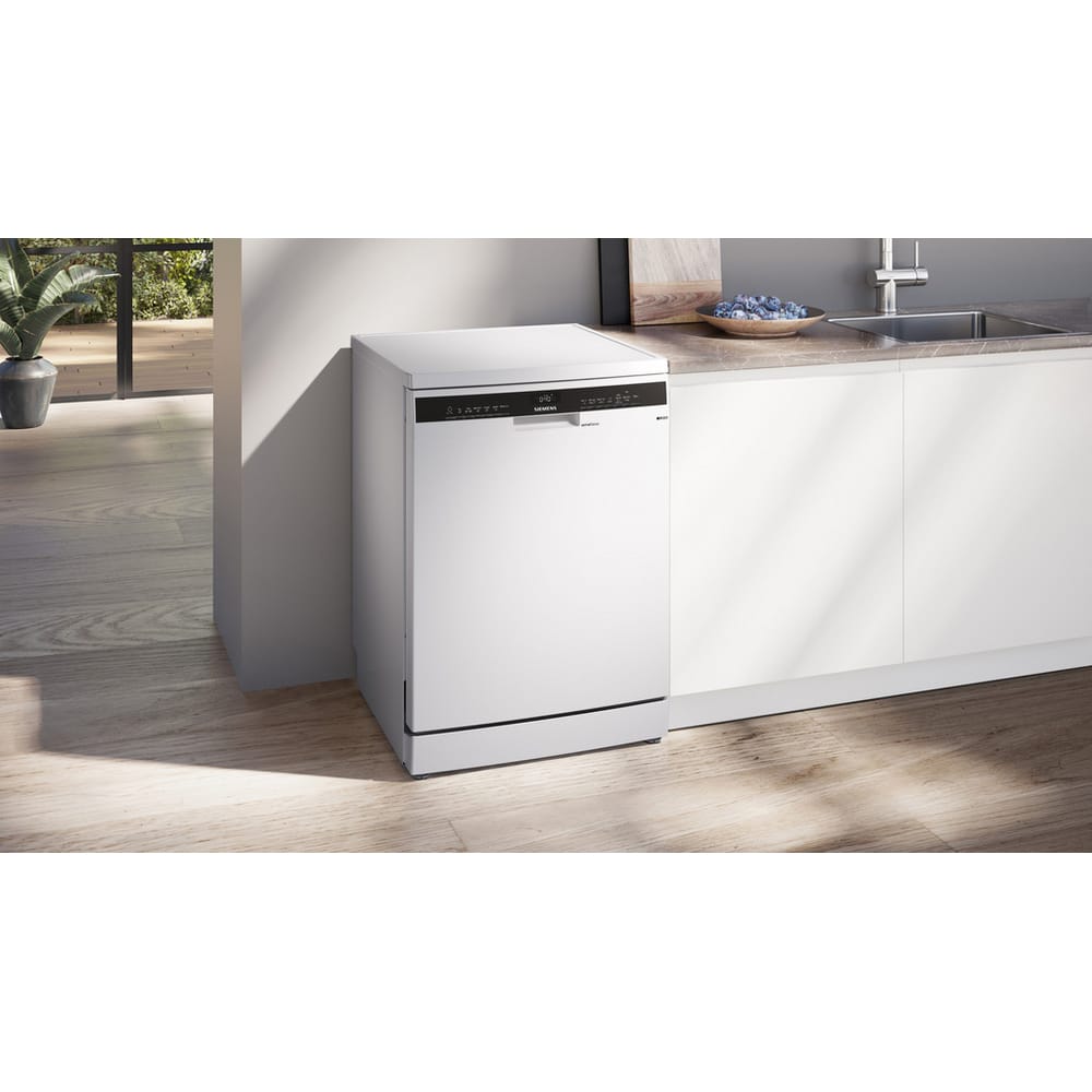 Siemens SN23EW04MG 14 Place Setting Freestanding Dishwasher, 60cm Wide, White image 4