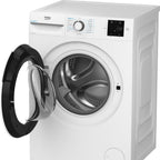 Beko BMN3WT3841W 8kg, 1400 Spin, Freestanding Washing Machine with Quick Wash, White image 3