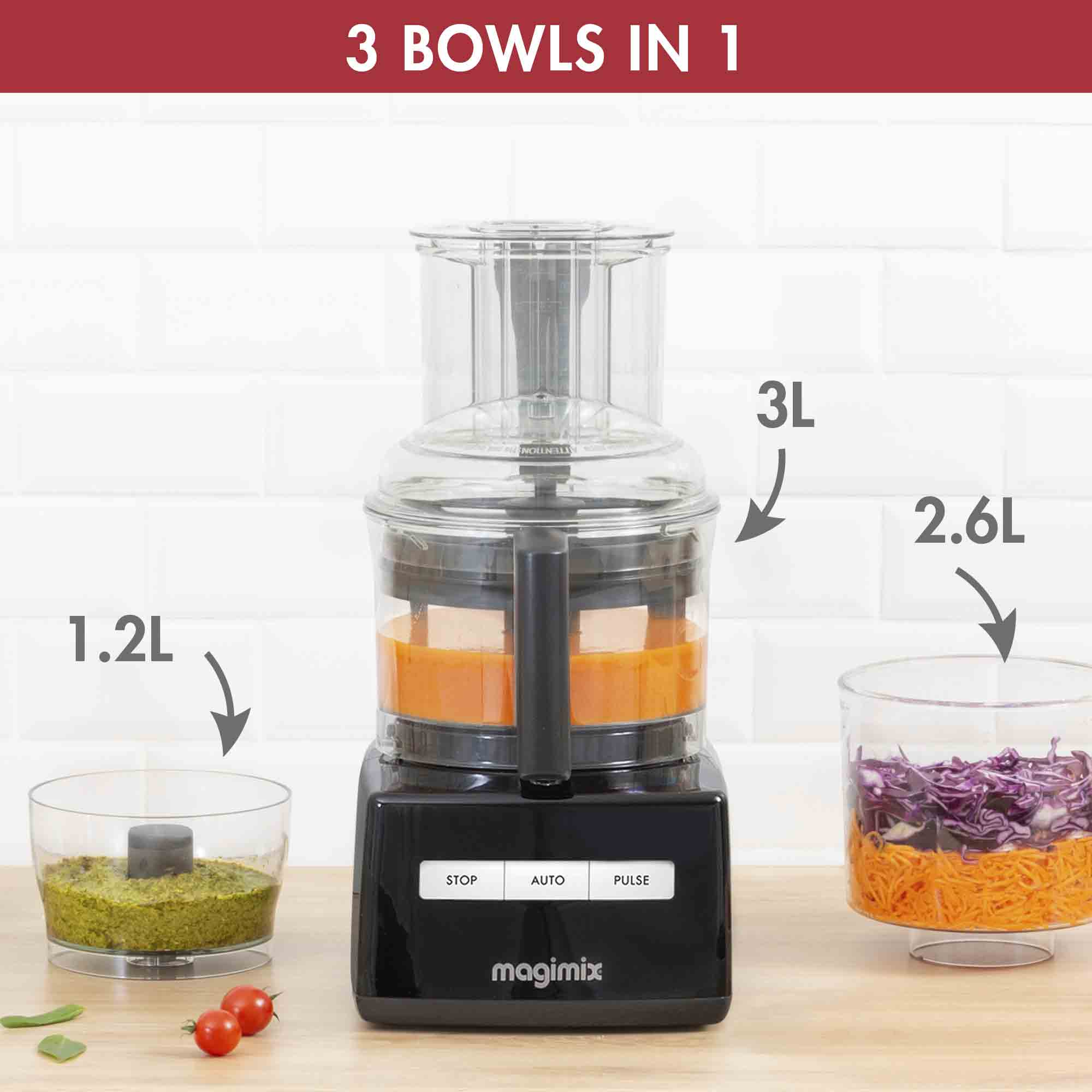 Magimix 4200XL Food Processor in Black - 18473 image 7