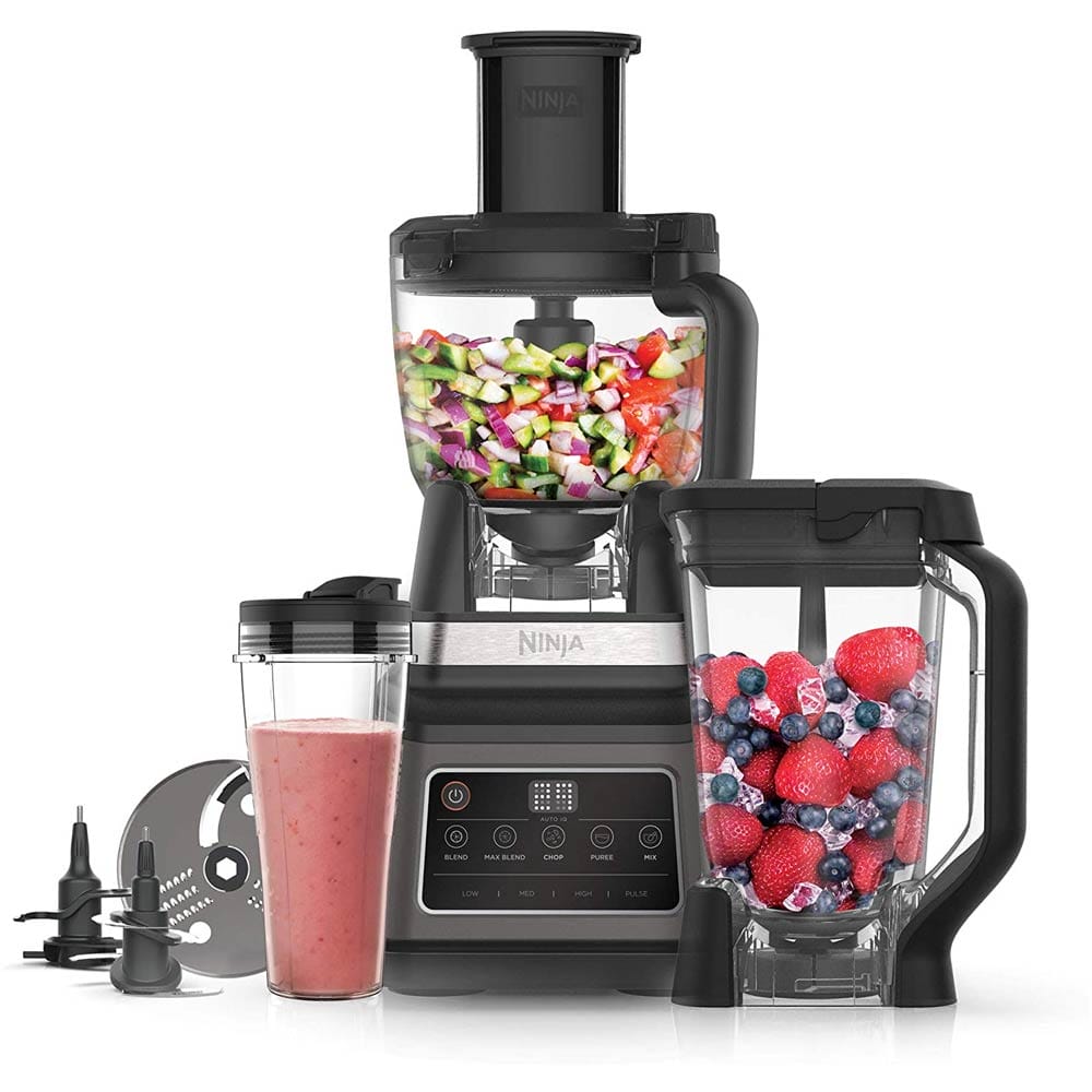 Ninja 3-in-1 Food Processor with Auto-iQ BN800UK image 0