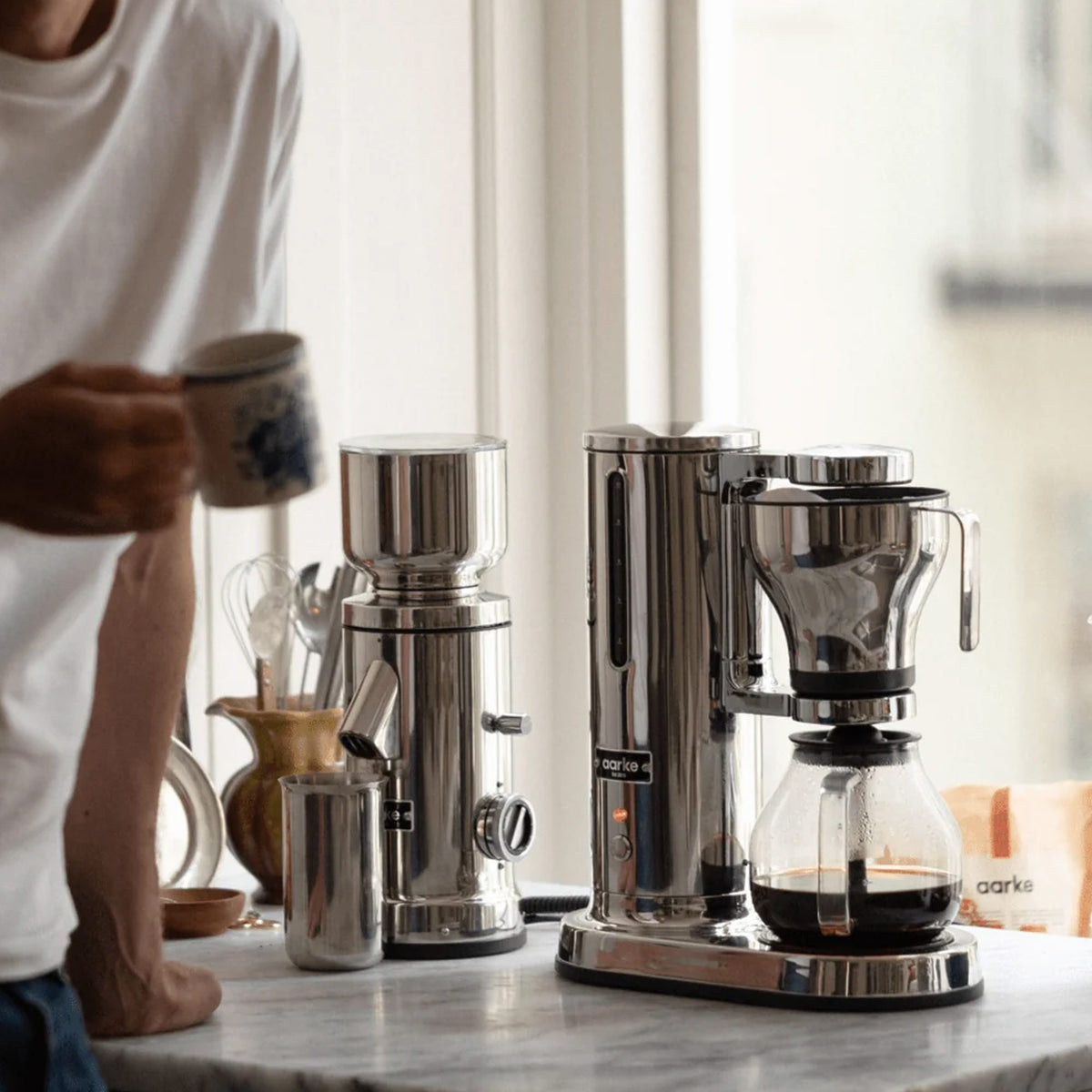 Aarke A1302 Drip Coffee Maker in Steel