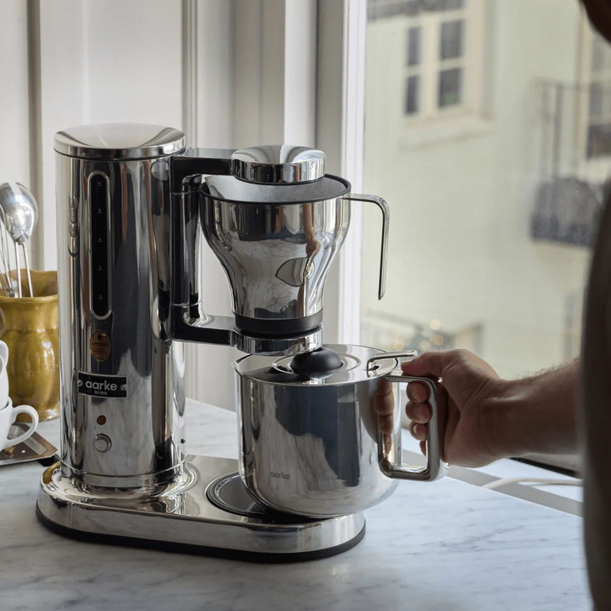 Aarke A1302 Drip Coffee Maker in Steel
