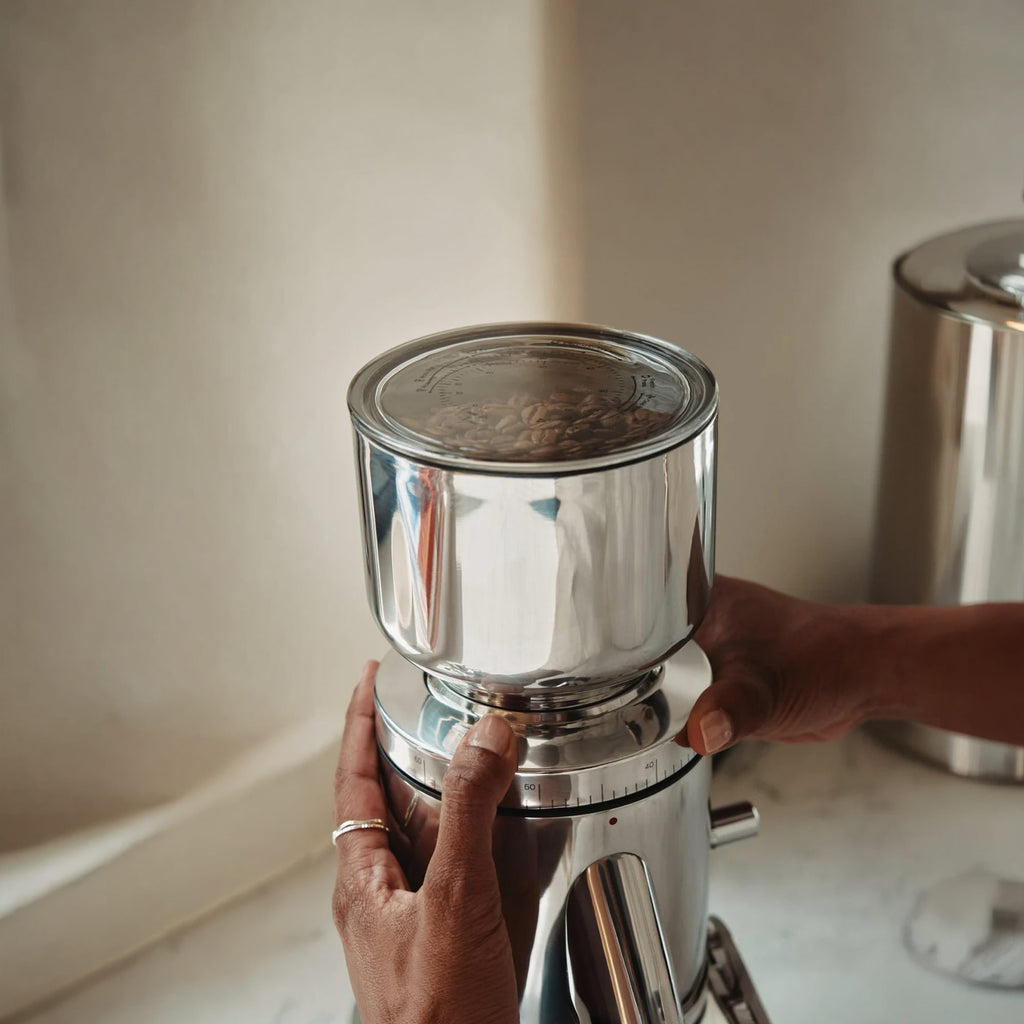 Aarke A1342 Coffee Grinder in Steel