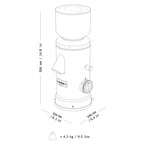 Aarke A1342 Coffee Grinder in Steel