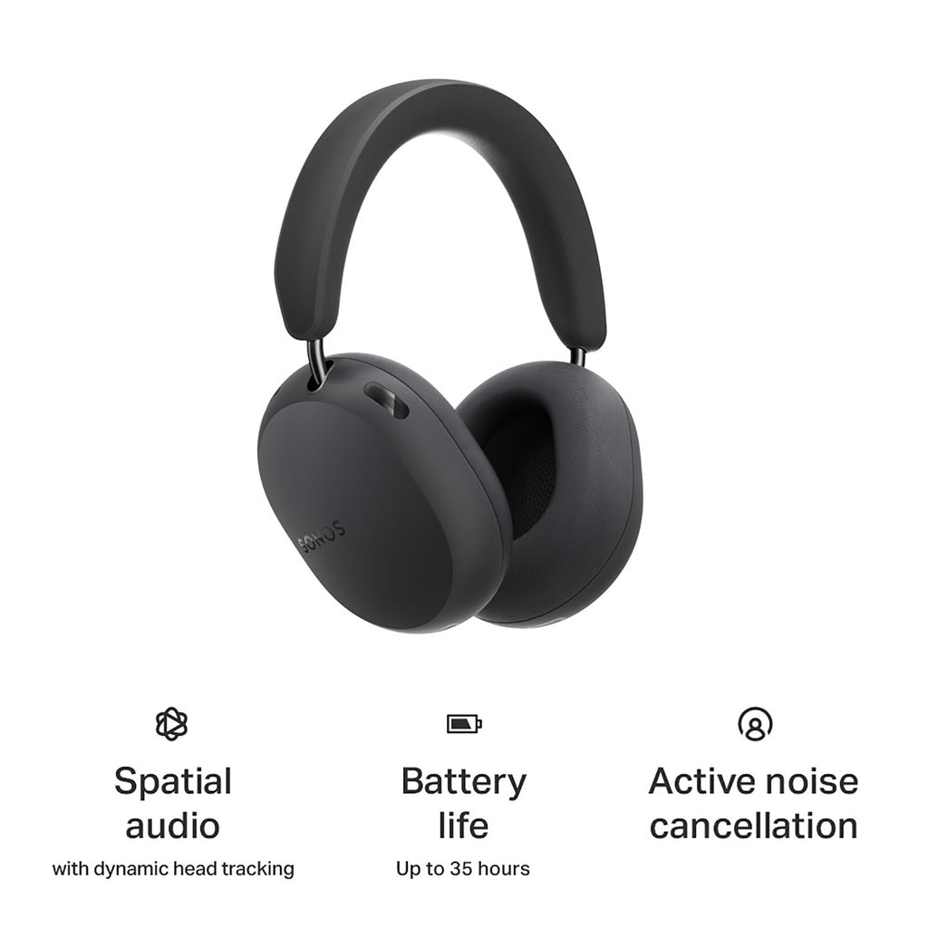 Sonos Ace Ultra Premium Wireless Headphones with Active Noice Cancelling - Black
