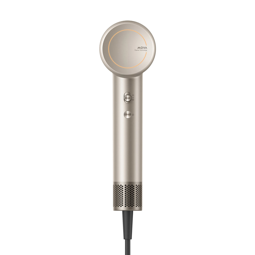Mova Shine 10 Hair Dryer in Gold - AeroBlossom™ Technology - AMSH10-GOLD