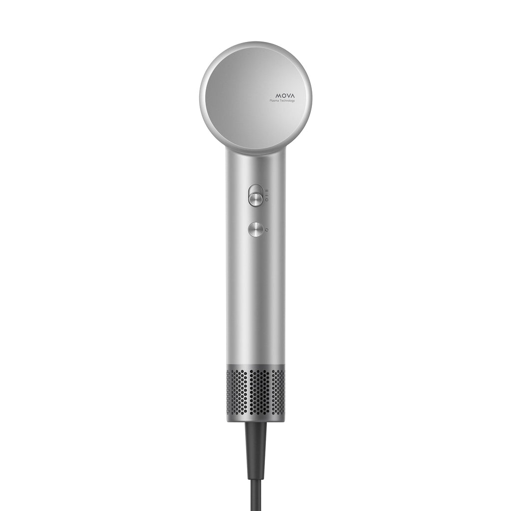 Mova Shine 10 Hair Dryer in Silver - AeroBlossom™ Technology - AMSH10-SILVER