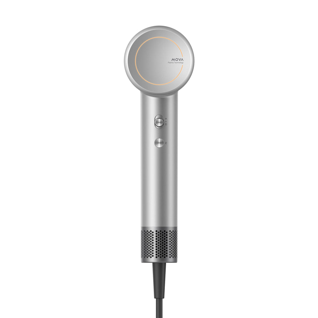 Mova Shine 10 Hair Dryer in Silver - AeroBlossom™ Technology - AMSH10-SILVER