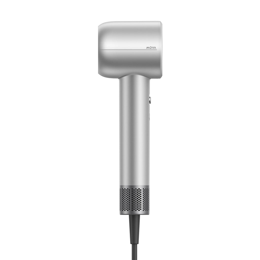 Mova Shine 10 Hair Dryer in Silver - AeroBlossom™ Technology - AMSH10-SILVER