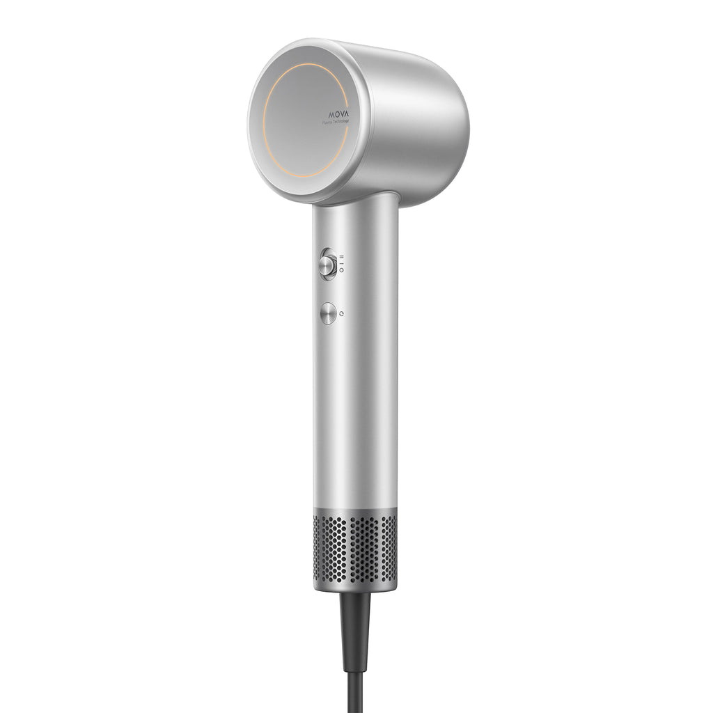 Mova Shine 10 Hair Dryer in Silver - AeroBlossom™ Technology - AMSH10-SILVER