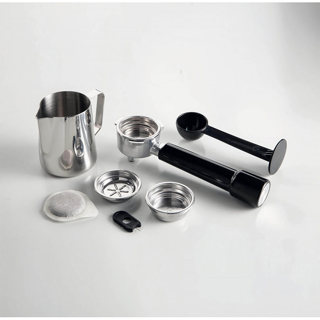 Ariete Espresso Coffee Machine with Integrated Grinder - Stainless Steel (AR1313)
