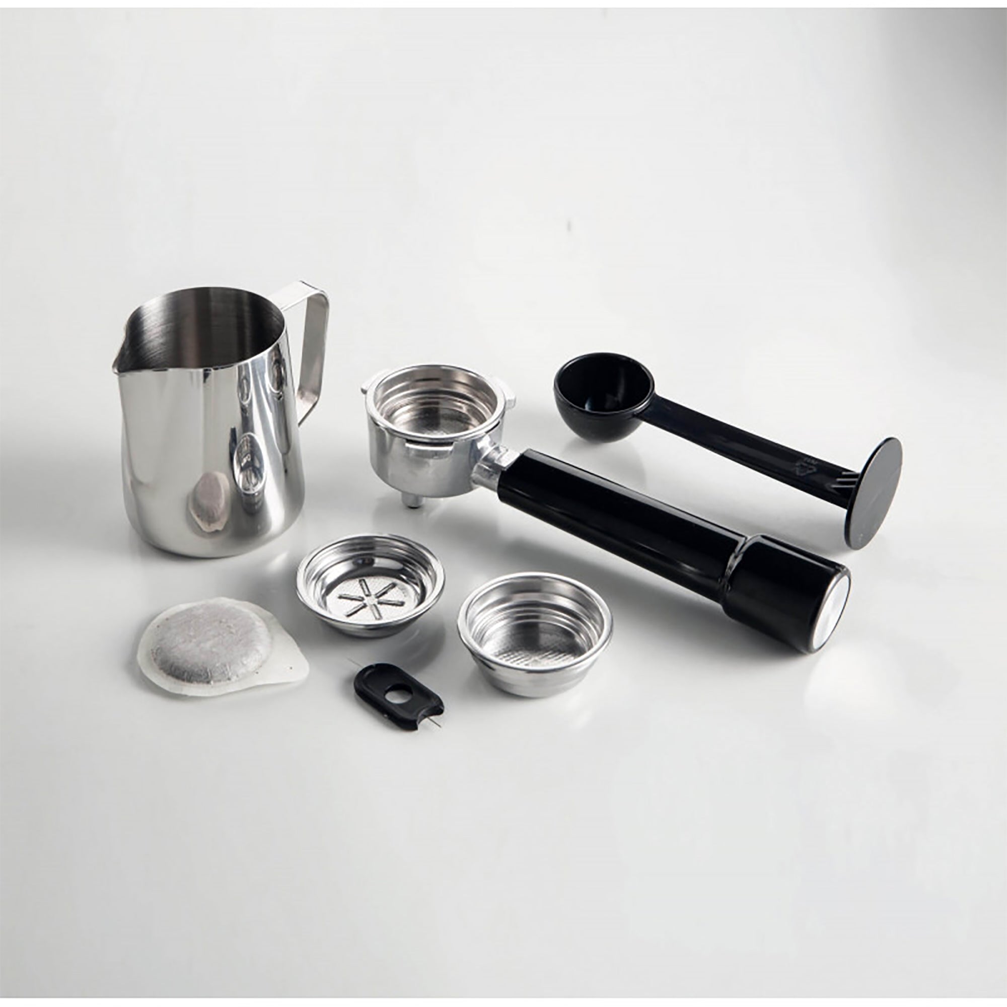 Ariete Espresso Coffee Machine with Integrated Grinder - Stainless Steel (AR1313)