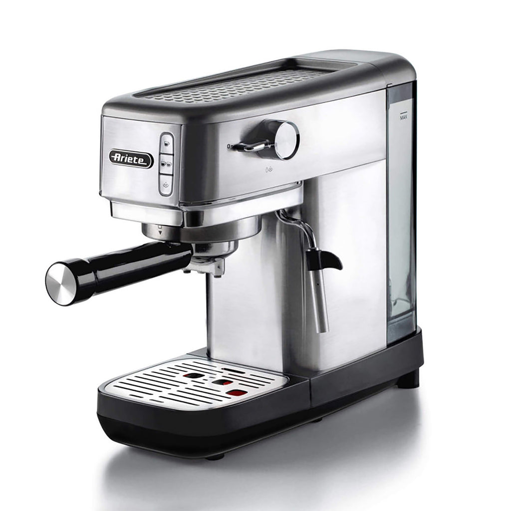 Ariete Slim Metal Pod Espresso Coffee Maker - Stainless Steel (AR1380)