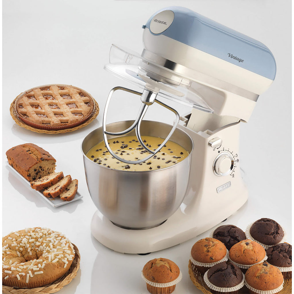 Ariete Vintage Stand Mixer in Blue - AR8805