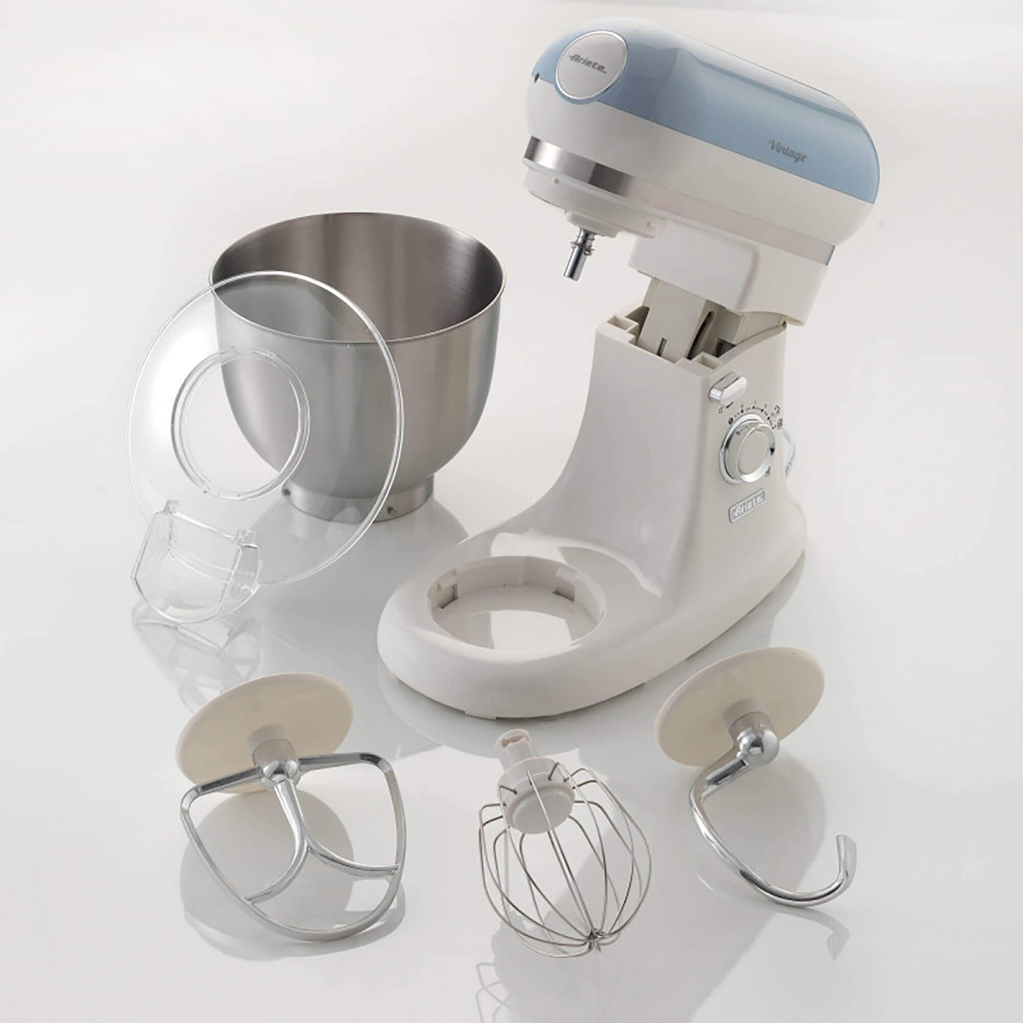 Ariete Vintage Stand Mixer in Blue - AR8805