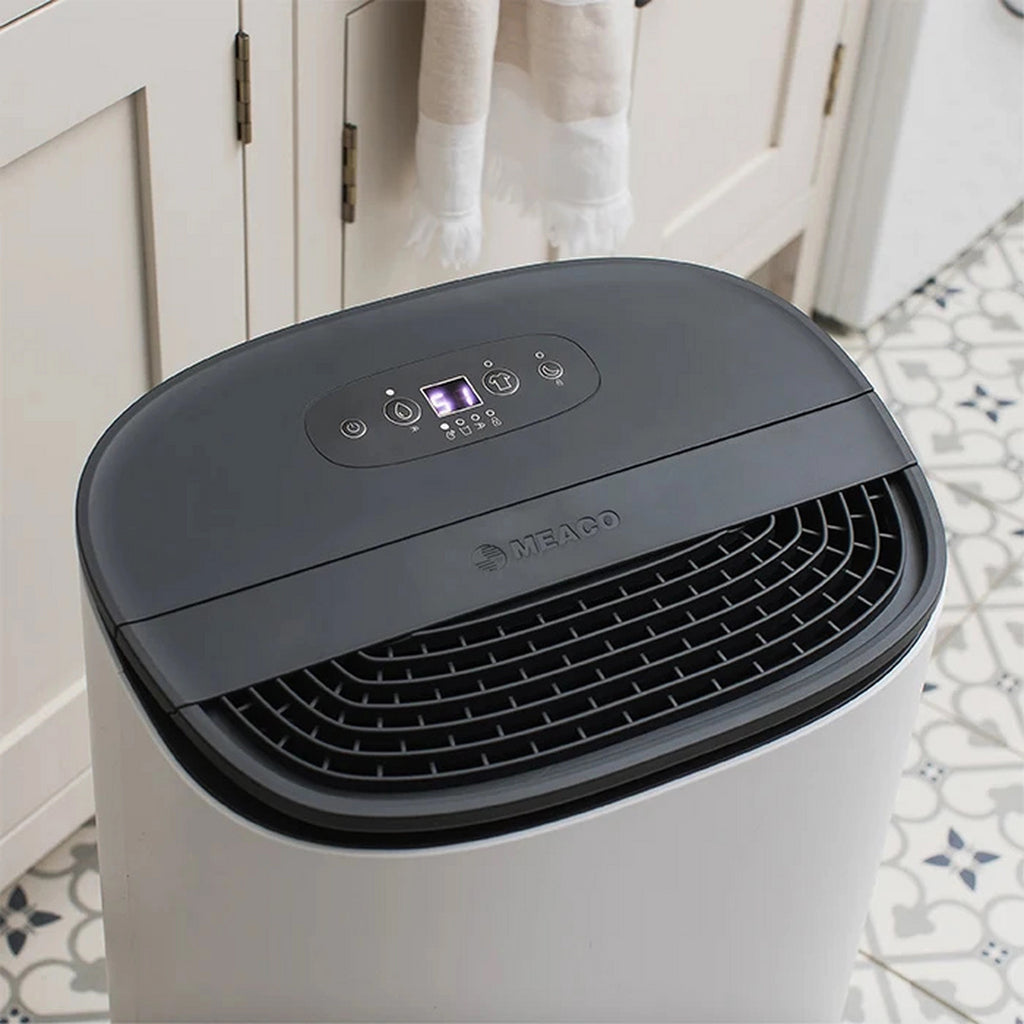MeacoDry Arete One 20L Dehumidifier and Air Purifier - White and Charcoal Black (ARETEONE20L)