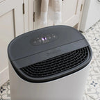 MeacoDry Arete One 20L Dehumidifier and Air Purifier - White and Charcoal Black (ARETEONE20L)