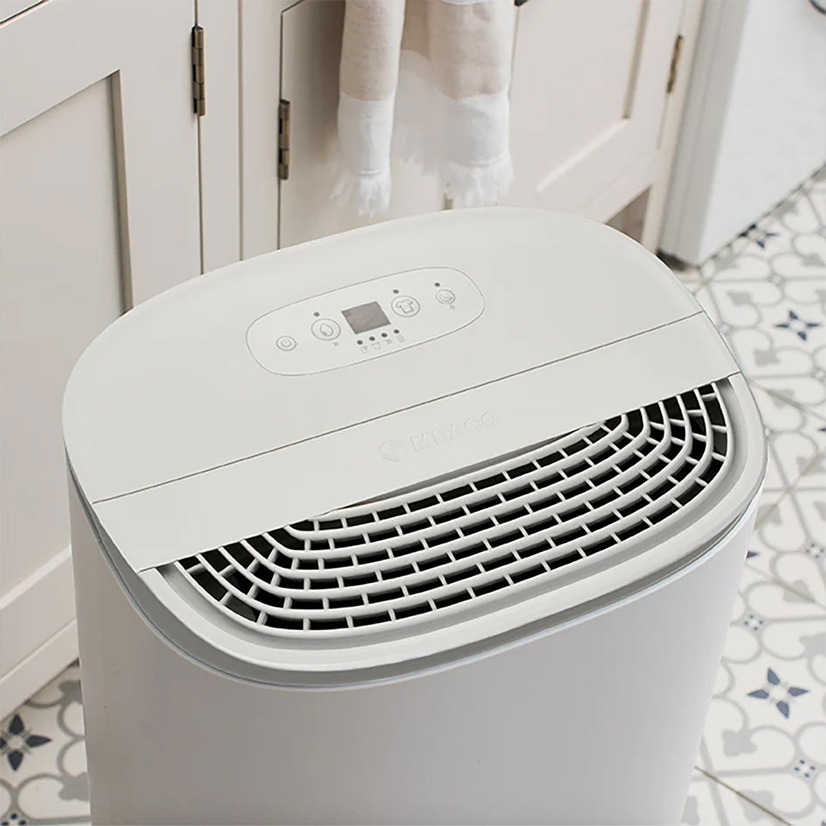 MeacoDry Arete® One 25L Dehumidifier and Air Purifier in Warm Pebble - ARETEONEPEBBLE25L