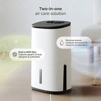MeacoDry Arete® Two 20L Dehumidifier and Air Purifier in Charcoal - ARETETWOCHARCOAL20L