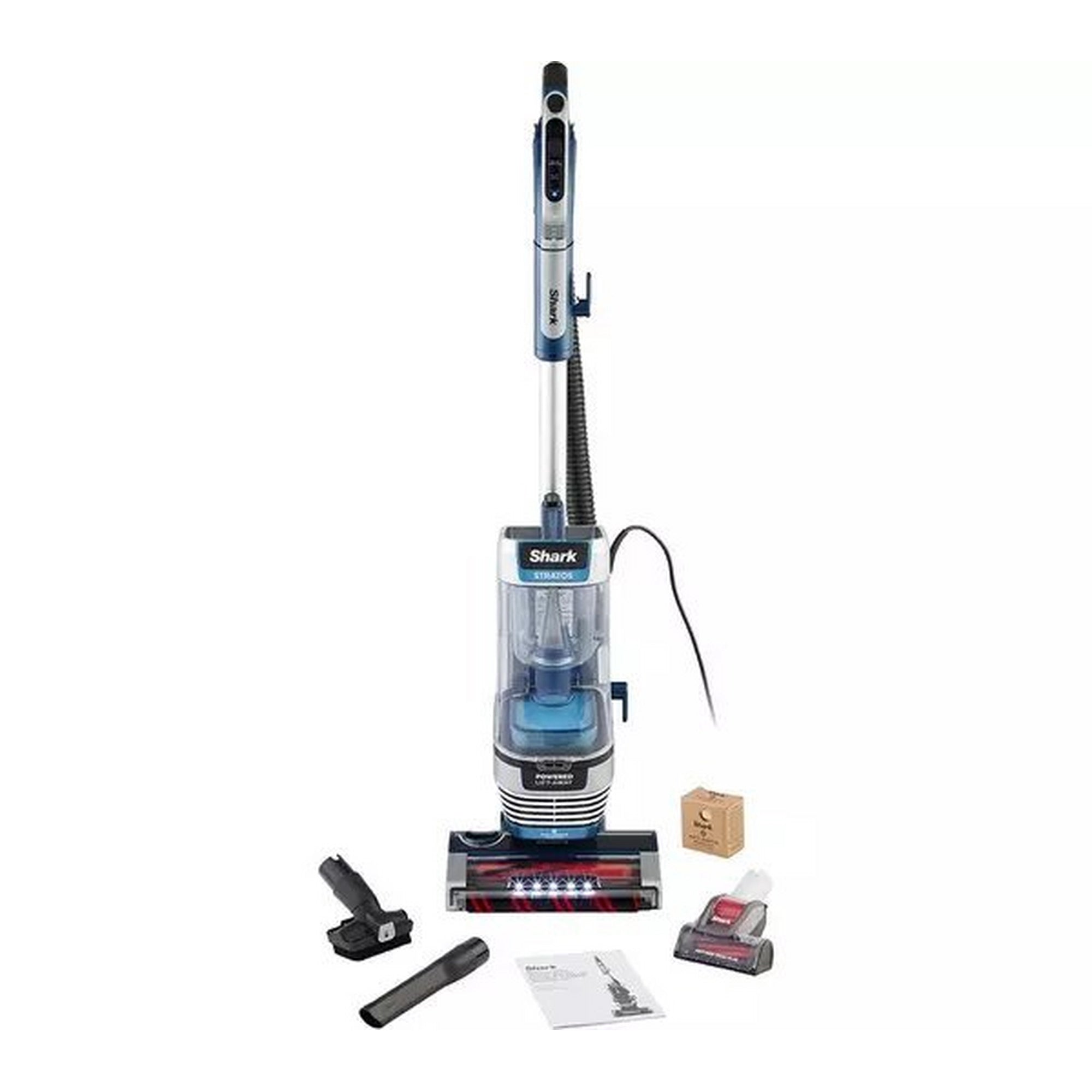 Shark Stratos XL Anti Hair Wrap Plus Anti-Odour Upright Vacuum - Navy Blue - AZ3000UKT