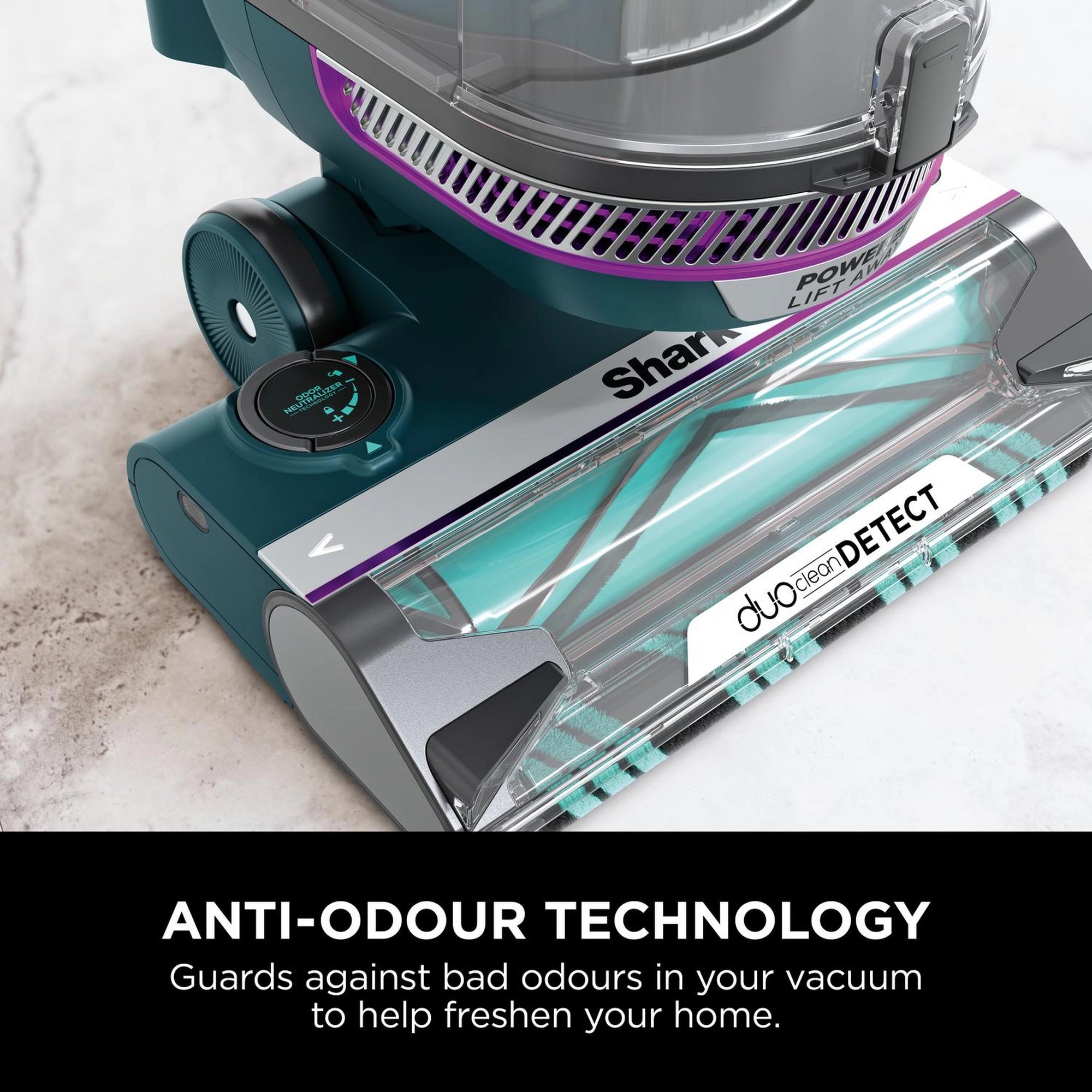 Shark PowerDetect Powered Lift-Away Upright Vacuum Cleaner - Dark Teal - AZ3900UKT